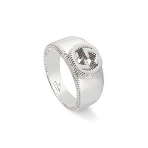 Interlocking G Gucci Silver Ring